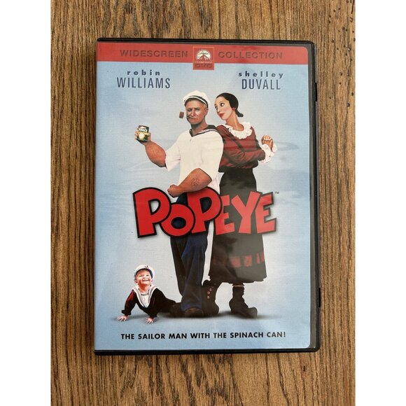 Popeye DVD 1980 Family Musical Movie Robin Williams Widescreen Pre-Owned - Picture 1 of 4